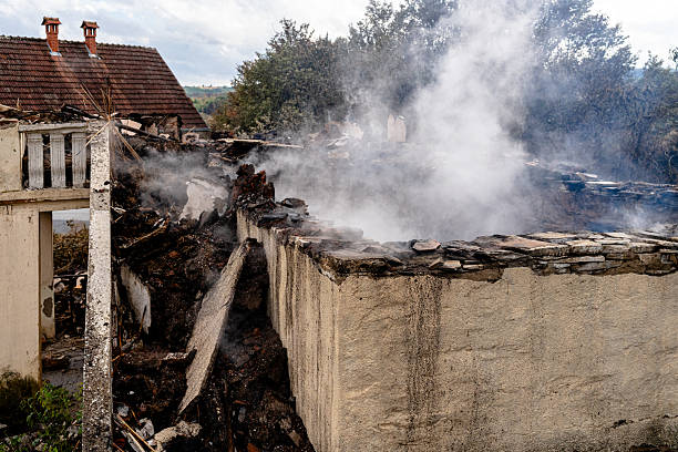Professional Fire Damage Repair technician working in Kenmore, WA